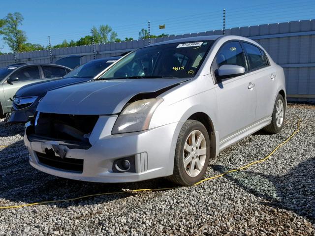 3N1AB6AP8BL636817 - 2011 NISSAN SENTRA 2.0 SILVER photo 2