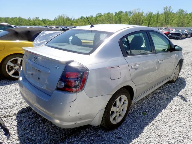 3N1AB6AP8BL636817 - 2011 NISSAN SENTRA 2.0 SILVER photo 4