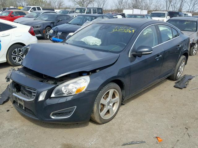 YV1622FS8C2027460 - 2012 VOLVO S60 T5 BLACK photo 2