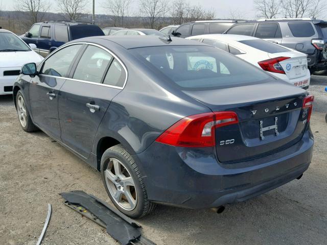 YV1622FS8C2027460 - 2012 VOLVO S60 T5 BLACK photo 3