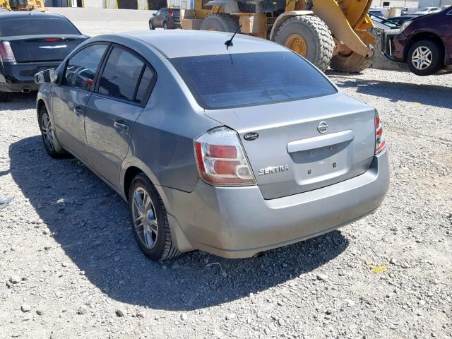 3N1AB61E58L633297 - 2008 NISSAN SENTRA 2.0 GRAY photo 3