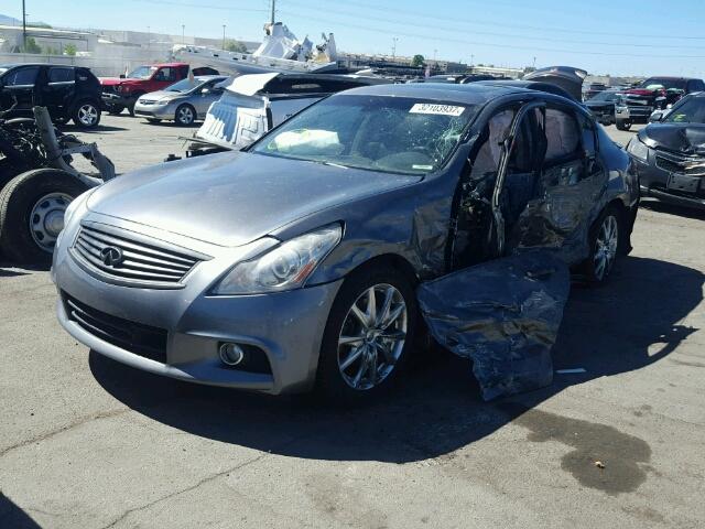 JN1CV6AR7BM406449 - 2011 INFINITI G37 GRAY photo 2