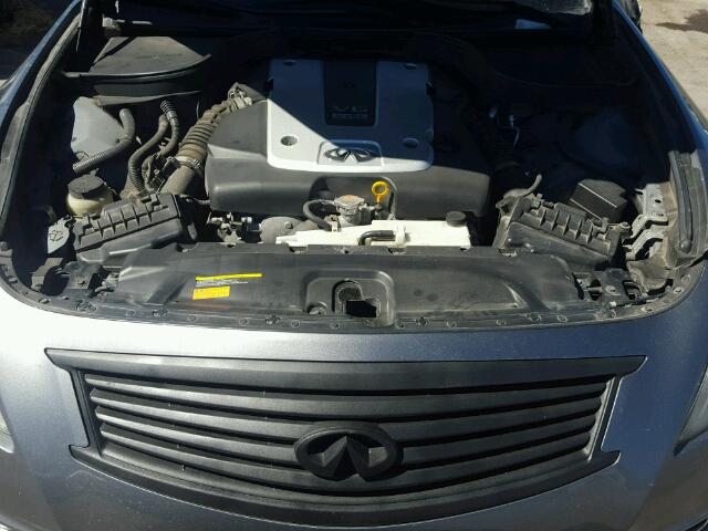 JN1CV6AR7BM406449 - 2011 INFINITI G37 GRAY photo 7