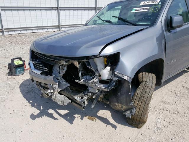 1GCGTCEN0J1284706 - 2018 CHEVROLET COLORADO L GRAY photo 9
