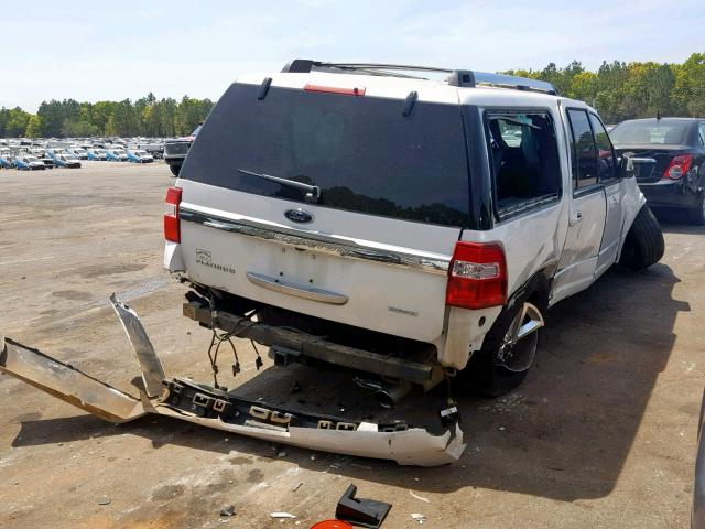 1FMJK1LT8HEA10747 - 2017 FORD EXPEDITION WHITE photo 4