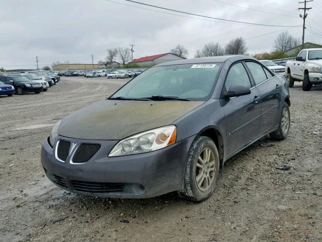 1G2ZF55B564268805 - 2006 PONTIAC G6 SE GRAY photo 2