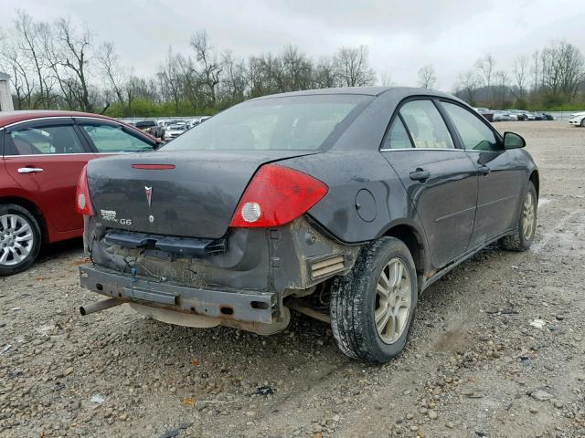 1G2ZF55B564268805 - 2006 PONTIAC G6 SE GRAY photo 4