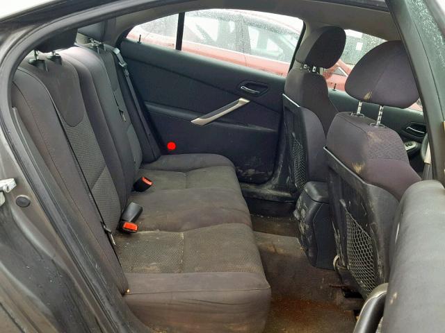 1G2ZF55B564268805 - 2006 PONTIAC G6 SE GRAY photo 6