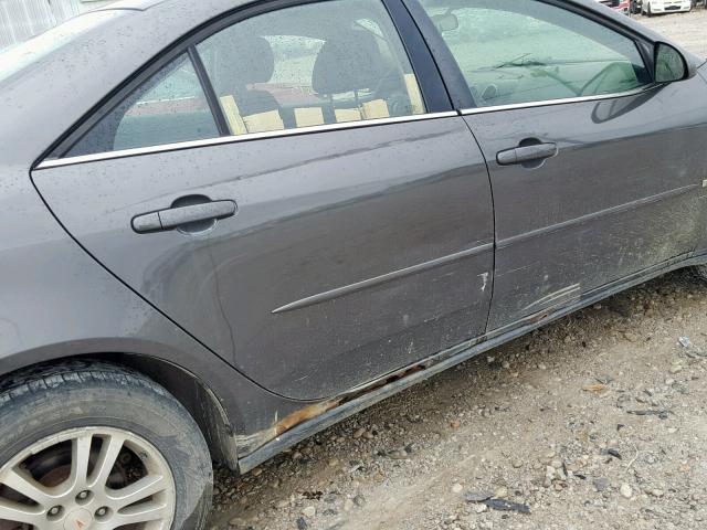 1G2ZF55B564268805 - 2006 PONTIAC G6 SE GRAY photo 9