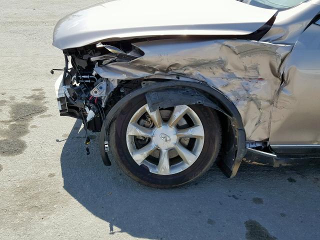 JN1AJ0HR9AM755164 - 2010 INFINITI EX35 BASE SILVER photo 9