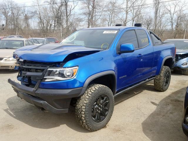 1GCRTEEN4K1118338 - 2019 CHEVROLET COLORADO Z BLUE photo 2