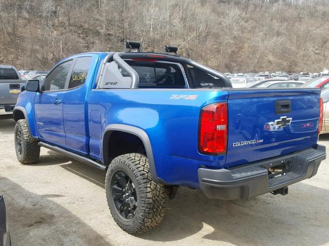 1GCRTEEN4K1118338 - 2019 CHEVROLET COLORADO Z BLUE photo 3