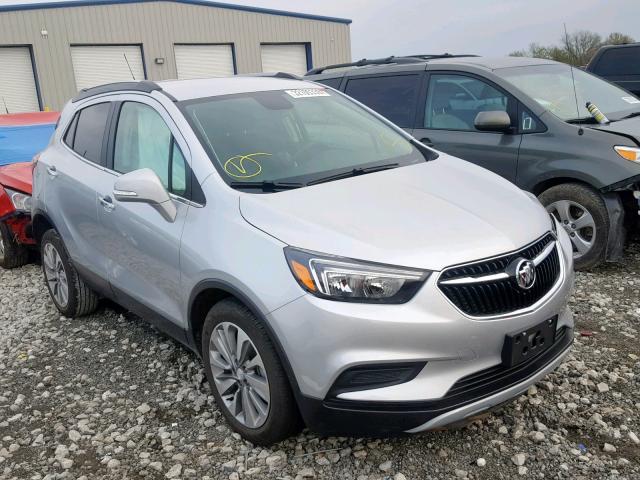 KL4CJASB4JB698739 - 2018 BUICK ENCORE PRE SILVER photo 1