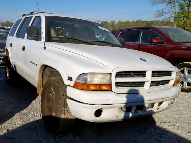 1B4HS28Y6XF621539 - 1999 DODGE DURANGO WHITE photo 1