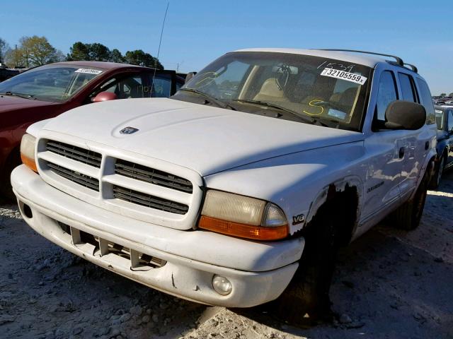 1B4HS28Y6XF621539 - 1999 DODGE DURANGO WHITE photo 2