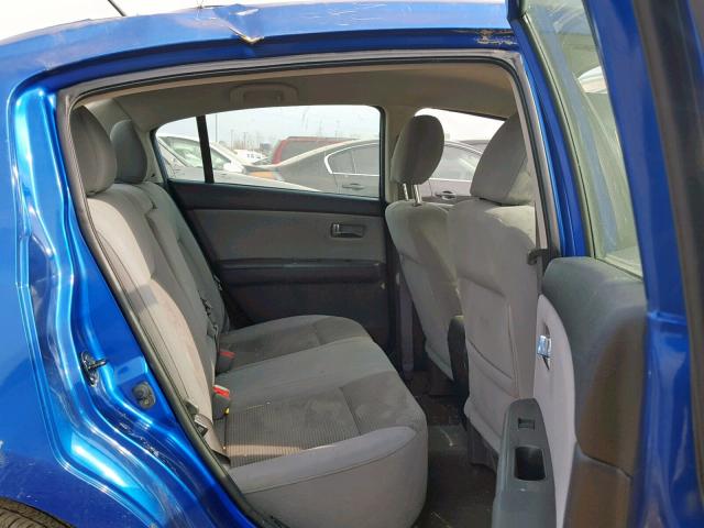 3N1AB6AP4CL682193 - 2012 NISSAN SENTRA 2.0 BLUE photo 6