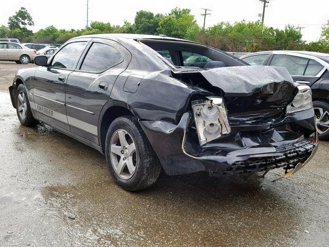 2B3CA3CV6AH253292 - 2010 DODGE CHARGER SX BLACK photo 3