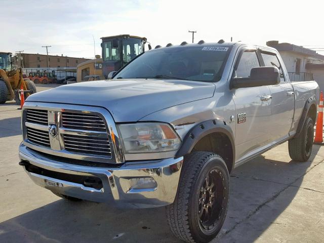 3D7UT2CL1AG170543 - 2010 DODGE RAM 2500 SILVER photo 2