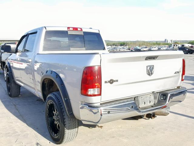 3D7UT2CL1AG170543 - 2010 DODGE RAM 2500 SILVER photo 3