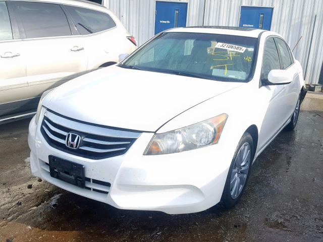 1HGCP2F8XBA039145 - 2011 HONDA ACCORD EXL WHITE photo 2