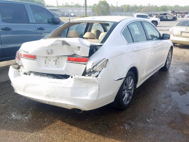 1HGCP2F8XBA039145 - 2011 HONDA ACCORD EXL WHITE photo 4