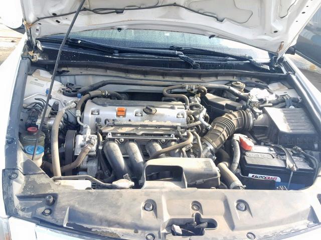 1HGCP2F8XBA039145 - 2011 HONDA ACCORD EXL WHITE photo 7