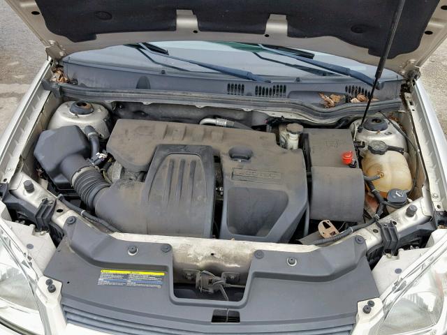 1G1AT58H897197502 - 2009 CHEVROLET COBALT LT TAN photo 7