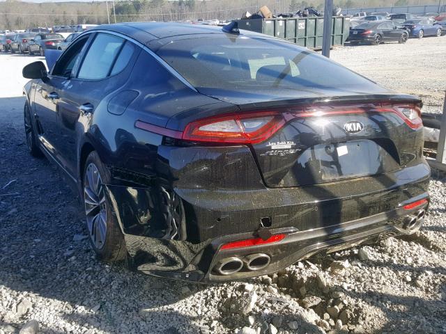 KNAE25LA3J6012978 - 2018 KIA STINGER PR BLACK photo 3