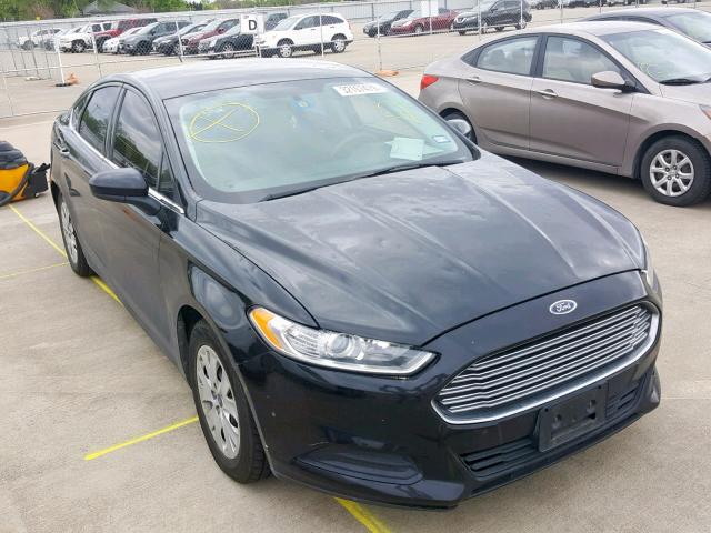 1FA6P0G70E5377579 - 2014 FORD FUSION S BLACK photo 9