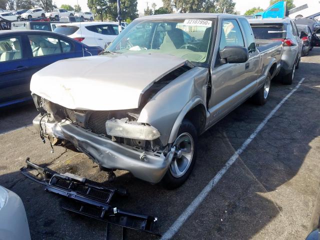 1GCCS19W21K162772 - 2001 CHEVROLET S TRUCK S10  photo 2