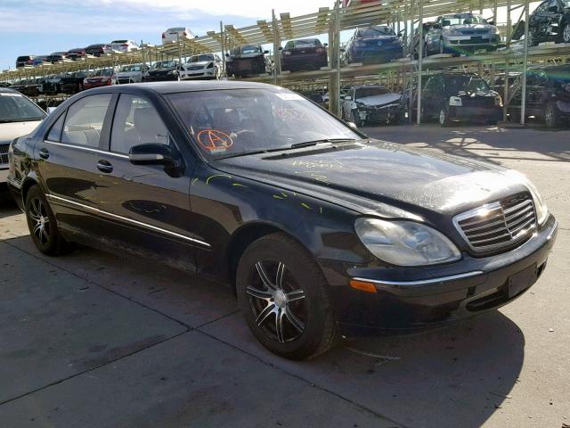 WDBNG75J42A267567 - 2002 MERCEDES-BENZ S 500 BLACK photo 1