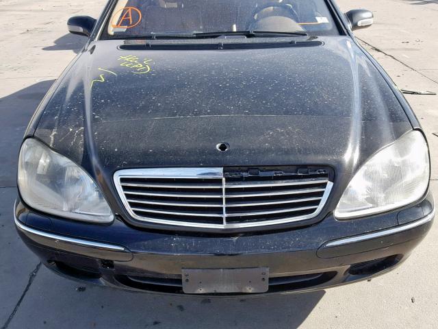 WDBNG75J42A267567 - 2002 MERCEDES-BENZ S 500 BLACK photo 9