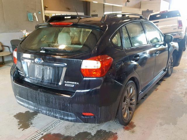 JF1GPAL67DH834571 - 2013 SUBARU IMPREZA SP BLACK photo 4