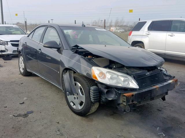 1G2ZF57B684248126 - 2008 PONTIAC G6 VALUE L BLACK photo 1