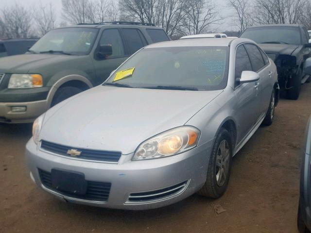 2G1WB57K591319008 - 2009 CHEVROLET IMPALA LS SILVER photo 2