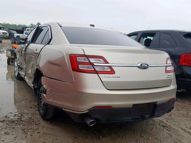 1FAHP2E8XJG118631 - 2018 FORD TAURUS SEL GOLD photo 3