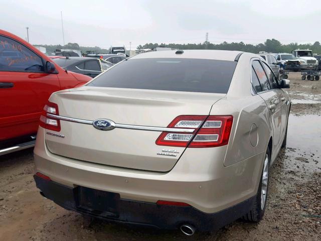 1FAHP2E8XJG118631 - 2018 FORD TAURUS SEL GOLD photo 4