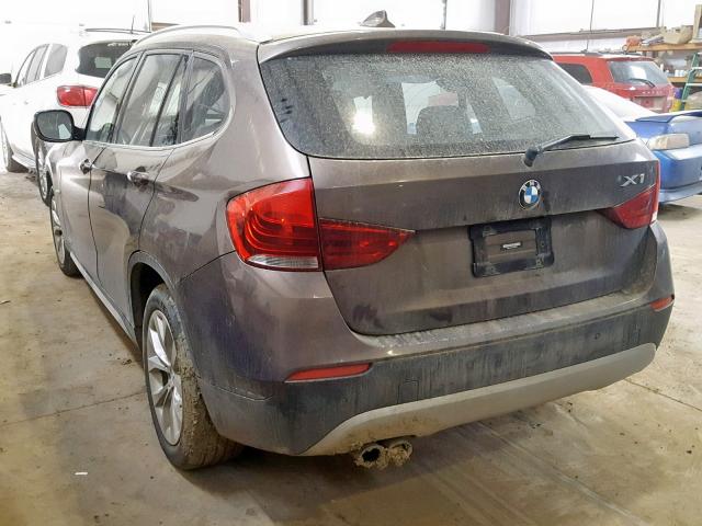 WBAVL1C51CVR76870 - 2012 BMW X1 XDRIVE2 BROWN photo 3