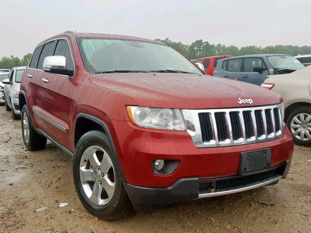 1C4RJEBG0CC237635 - 2012 JEEP GRAND CHER MAROON photo 1