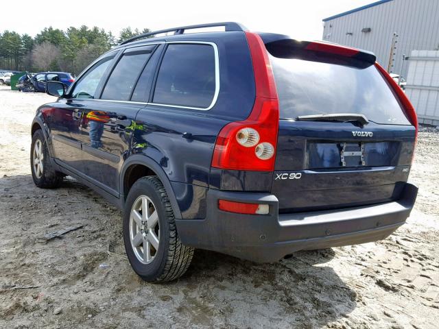 YV1CZ592851171062 - 2005 VOLVO XC90 BLACK photo 3