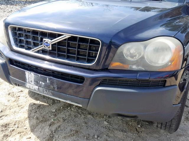 YV1CZ592851171062 - 2005 VOLVO XC90 BLACK photo 9