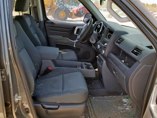 2HJYK16207H533155 - 2007 HONDA RIDGELINE GRAY photo 5