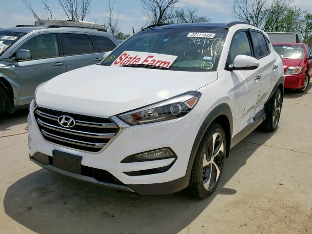 KM8J33A27GU080375 - 2016 HYUNDAI TUCSON LIM WHITE photo 2