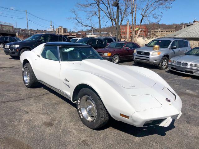 1Z37LS443933 - 1976 CHEVROLET STINGRAY WHITE photo 1