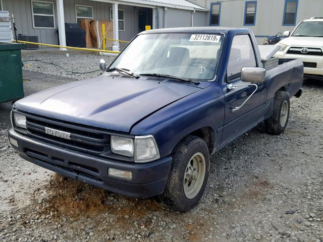 JT4RN81A4N0089724 - 1992 TOYOTA PICKUP 1/2 BLUE photo 2