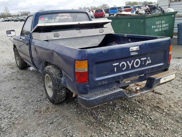 JT4RN81A4N0089724 - 1992 TOYOTA PICKUP 1/2 BLUE photo 3