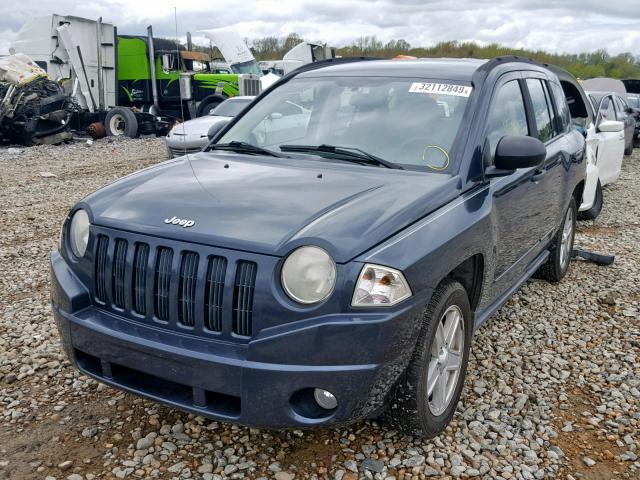 1J8FT47W28D691791 - 2008 JEEP COMPASS SP BLUE photo 2