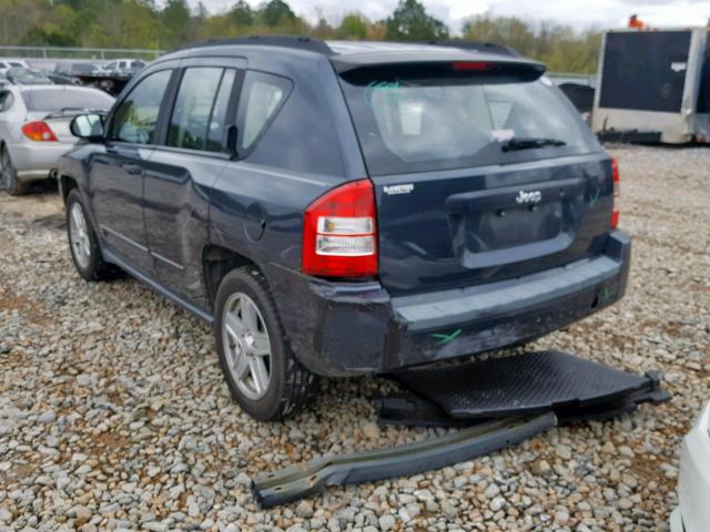 1J8FT47W28D691791 - 2008 JEEP COMPASS SP BLUE photo 3