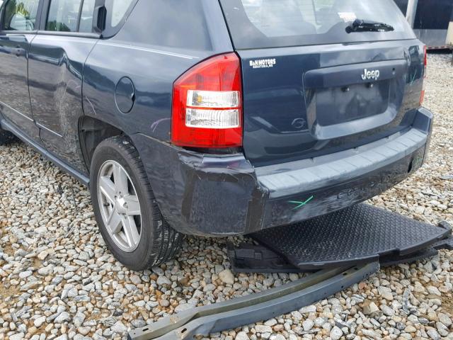 1J8FT47W28D691791 - 2008 JEEP COMPASS SP BLUE photo 9