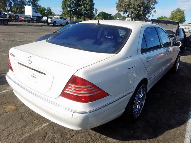 WDBNG75J25A437154 - 2005 MERCEDES-BENZ S 500  photo 4